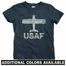 Flyaf Air Force Kids T Shirt Baby Toddler Youth Tee Gift Academy Pilot Ebay