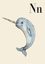Narwhal Print Nursery Animal Print Alphabet Cards Animals Etsy Narwhal Drawing Nursery Animal Prints Animal Alphabet Nursery
