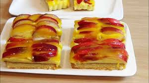 Gateau Cremeux Aux Peches Facile Rapide Et Economique Youtube