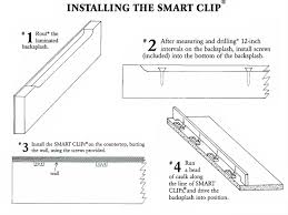 How much a laminate countertop should cost. Smart Clips University Plastics For Laminate Back Splashes