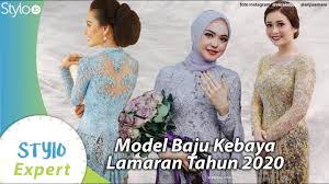 Dan surga akan menjadi tujuan akhir dari hidup orang percaya. Model Baju Kebaya Lamaran Tren Fashion Indonesia 2020 Dari Vera Kebaya Anggi Asmara Stylo Id Youtube