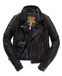Superdry Premium Madison Leather Biker Jacket Women S Leathers Leather Jackets Women Leather Jacket Womens Leather Biker Jacket