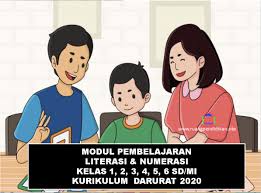 Modul Pembelajaran Literasi Dan Numerasi Kelas 1 2 3 4 5 6 Sd Mi Kurikulum Darurat Tahun 2020 Ruang Pendidikan