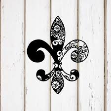 Download Fleur De Lis Svg Mandala Svg Intricate Weeding Recommended For Vinyl Projects 10 Inches Fleur De Lis Mandala Intricate