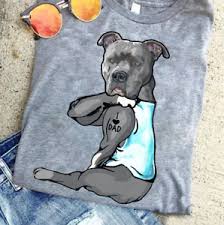 Ani dumitru, ani agro, jud. Lustige Pitbull I Love Dad Tattoo Geschenk Fur Dad Hund Liebhaber Manner Sport Grau Tshirt Ebay