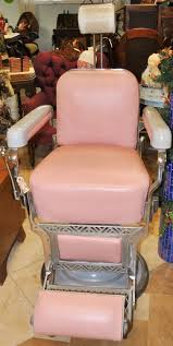 Sale Vintage Ernest Koken Pink And Gray Barbers Chair 1940s 1950s Barber Chair Barber Chair For Sale Salon Chairs For Sale