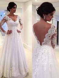 Long chiffon wedding dresses with sleeves,beach wedding dress,11951. Ball Gown V Neck Long Sleeves Lace Sweep Brush Train Tulle Wedding Dresses Lace Sweetheart Wedding Dress Ball Gowns Wedding Wedding Dress Long Sleeve