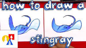 Ribbon, craft tutorials and more! How To Draw A Stingray Youtube