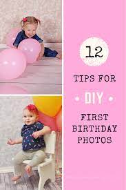 Tips For A Perfect Diy 1 Year Old Photo Shoot Housewife Eclectic 1st Birthday Photos 1st Birthday Pictures First Year Photos