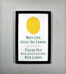  Lemons Framed Art Print Lemon Art Print Lemon Frame Words