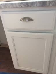 Once placed together, the half moon's create a full circle. Cabinet Handle Placement