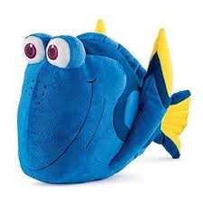 Clownfish, regal blue tang, moorish idol, great white shark, spotted eagle ray, and the great barracuda among over 50 fish species that appear in the 2003 animated film by pixar studios. Kohls Cares Disney Pixar Finding Nemo Dory The Fish 13 Plush Walmart Com Walmart Com