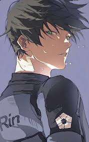 bo toike57, blue lock, itoshi rin, 1boy, black hair - Anime R34