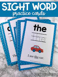 Subscriber Freebies Preschool Sight Words Sight Word Flashcards Teaching Sight Words