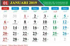 Kalender Jawa Dan Hijriyah Bulan Januari 2019 Kalender