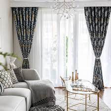 Hanging drapes in a room that features a neutral palette? Modern Simple New Single Side Printing Curtains For Living Dining Room Bedroom Curtains Aliexpress