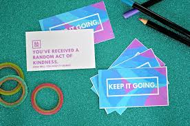 A kindness card is something you can give to the recipient of your we mail 8 free kindness cards per request. Using Canva To Make Diy Random Acts Of Kindness Cards Tips Forrent