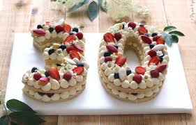 Number Cake Biscuit Joconde Et Creme Diplomate Recette Creme Diplomate Recette De Gateau D Anniversaire Recette Gateau Danniversaire