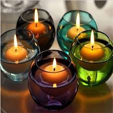 100 Pcs Water Floating Shape Candles Romantic Wedding Birthday Party Valentine Paraffin Home Decor Smokeless Tasteless Candle Shapes Floating Candles Candles