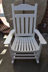 High Back Troutman Rocking Chair Poly Wood Outdoor Furniture The Last Straw