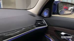 Bmw 3 Series G20 Tweeter Cover With 11 Colors Ambient Light In 2020 Bmw 3 Series Bmw Ambient Lighting