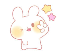 Bunny Emoji Peace Sparkle Star Wink Pmotes Bunny Emoji Cute Drawings Emoji