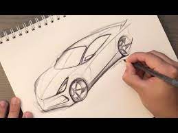 A lot of people have asked me if i have tutorials involving drawing cars. How To Sketch A Car In Perspective Using Just A Pen Start With An Egg Youtube
