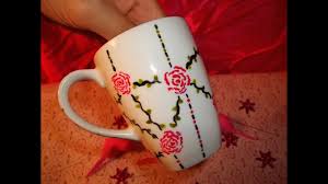 Any other coffee drinkers out there? How To Decorate Plain White Porcelain Cups Youtube