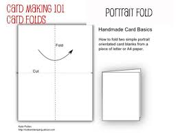 ♡ this tutorial shows how to get the basic card size for making handmade cards. How To Make A Folding Card Card Making Fun Fold Cards Card Making Tutorials