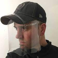 Brim Face Shield Use Your Baseball Cap To Hold Face Shield In Etsy In 2021 Face Shield Face Shield Masks Face Shield Hat