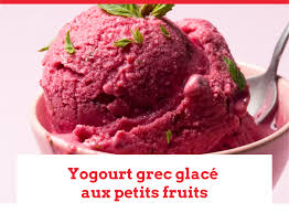 Yogourt Grec Glace Aux Petits Fruits Et Au Basilic Recipe Desserts Keto Dessert Food