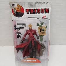 Trigun action figure lot of 2 kaoyodo vash the stampede sinister black repaint (233914087841). Mcfarlane Toys Toys New Vash The Stampede Trigun Mcfarlane Toy Figure Poshmark
