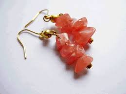 インカローズのミニピアス 手作りピアス 作り方 インカローズ ピアス