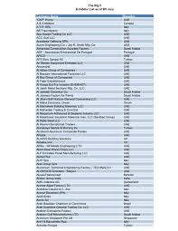 Shipments available for sitco industries sdn bhd, updated weekly since 2007. The Big 5 Exhibitor List As Of 9th