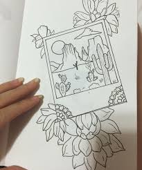 Pin By Alicia Aguirre On My Drawings Cactus Drawing Doodle Drawings Art Drawings