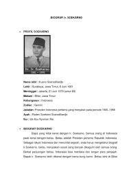 Yup, beliau dikenal sebagai founding fathers bangsa kita. Biografi Ir Soekarno