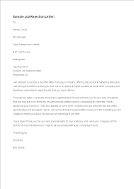 Maybe you would like to learn more about one of these? Rejection Letter For Job Application Templates At Allbusinesstemplates Com