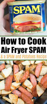 How To Cook Air Fryer Spam So It S Perfectly Crispy Plus How To Cook Diced Potatoes With It For A Completely Recipes Using Ground Beef Recipes Avocado Recipes