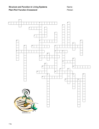 We often forget the importance of rocks and minerals in our daily lives. Plant Part Function Crossword