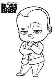 The Boss Baby Coloring Pictures Baby Coloring Pages Baby Drawing Boss Baby