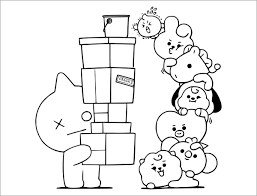 Free printable bts coloring pages for kids. Bt21 Printable Coloring Pages Novocom Top