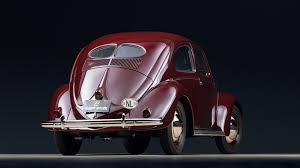 Image result for Bordeaux Red 1950 Beetle