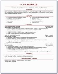 Hvac apps aren't the only way to get a job done right the first time, but they're a. Hvac Resume And Best Hvac And Refrigeration Resume Example Vincegray2014