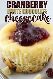 Cranberry White Chocolate Cheesecake Recipe In 2020 Cranberry White Chocolate Cheesecake Yummy Food Dessert Cheesecake