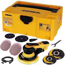 Coffret Mirka Deros Pro 5650cv Ponceuse Orbitale Plateau Et Protection 125 150 Mm 10 Abranets En 2020 Ponceuse Plateau Machine Electrique