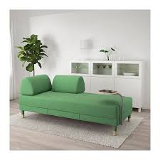 Flottebo Bettsofa Mit Ablage Lysed Grun Ikea Bettsofa Sofa Bett Sofa