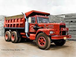 Brockway Dumptruck Colorized From Brockway Factory Photo George Murphey Flickr