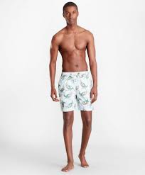 Montauk 6 Turtle Print Swim Trunks