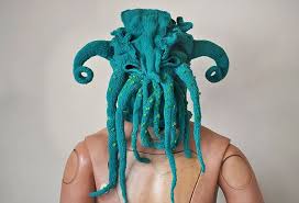 How to crochet an octopus mask.redheart yarn 8oz will do with a bit extra to spare yahook 5.50 mm (i) i also have the written pattern at: Cthulhu Mask On Behance Cthulhu Cthulhu Tattoo Knitting