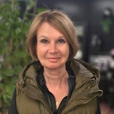 This has been a fun transformation! This beautiful human was tired of the  "ball & chain" color. She is almost 100% white and colored it quite dark  for years. She was ready